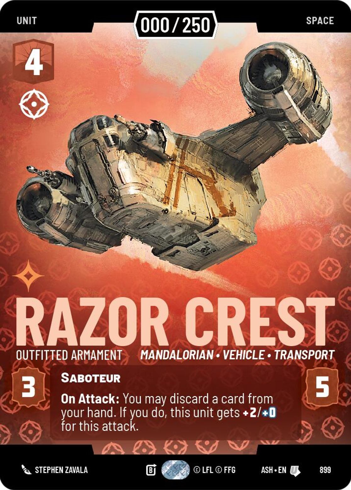 Razor Crest, Outfitted Armament — Ashes of the Empire 899