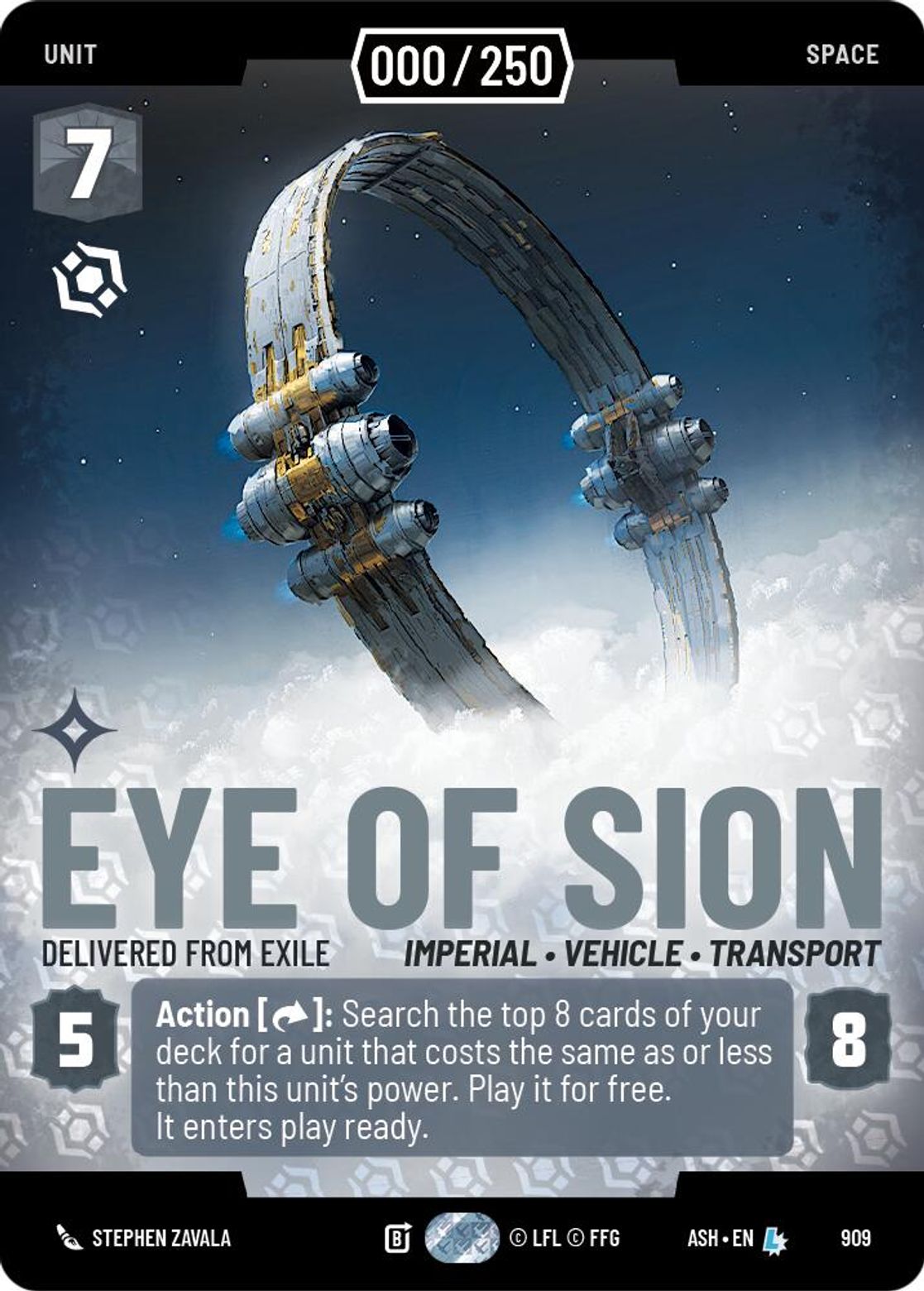 Eye of Sion, Delivered from Exile — Ashes of the Empire 909