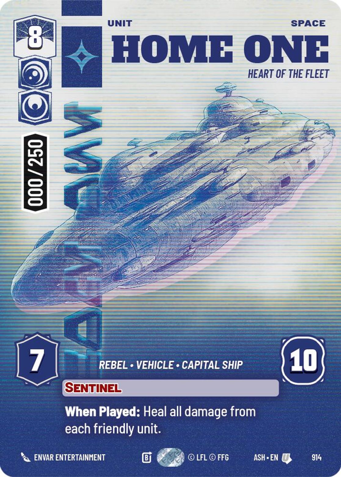 Home One, Heart of the Fleet — Ashes of the Empire 914