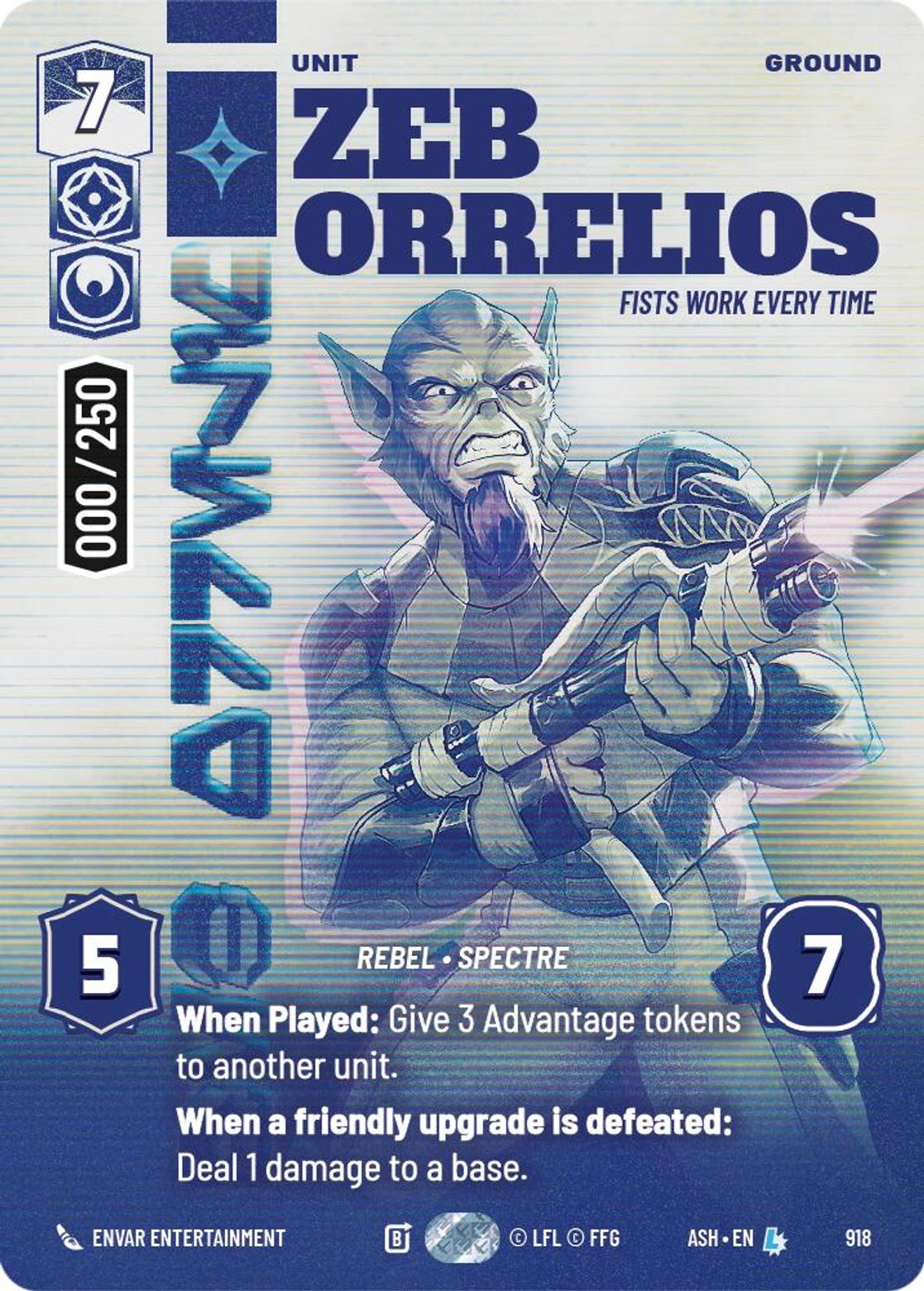 Zeb Orrelios, Fists Work Every Time — Ashes of the Empire 918