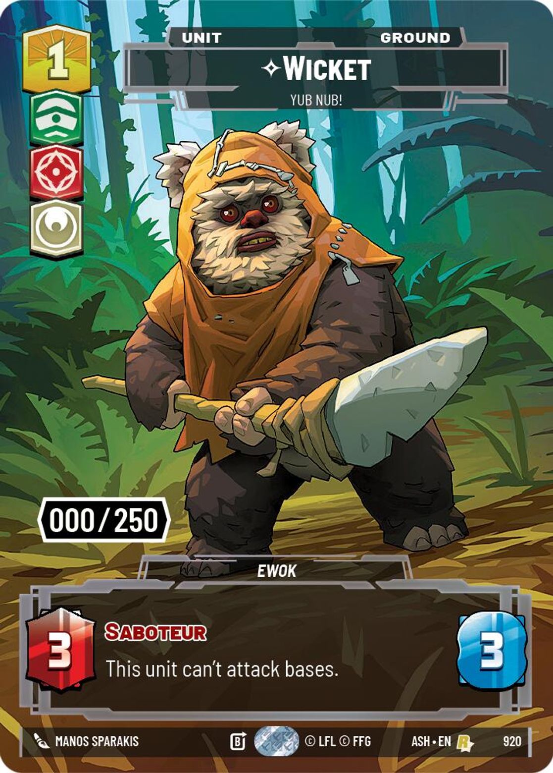 Wicket, Yub Nub! — Ashes of the Empire 920