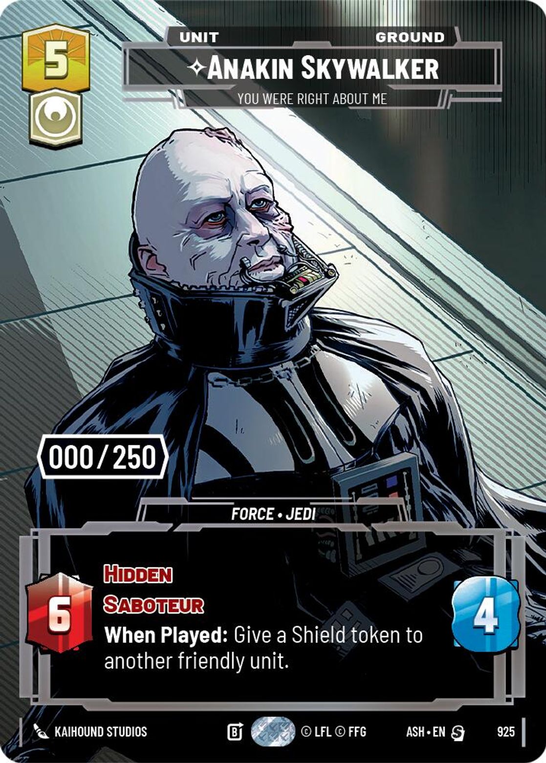 Anakin Skywalker, You Were Right About Me — Ashes of the Empire 925