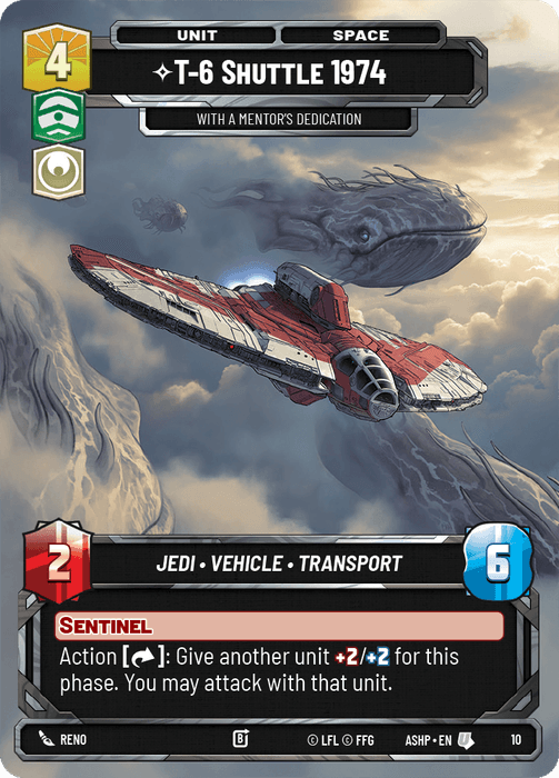 T-6 Shuttle 1974, With a Mentor's Dedication — Ashes of the Empire - OP Promo 010