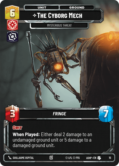 The Cyborg Mech, Mysterious Threat — Ashes of the Empire - OP Promo 015