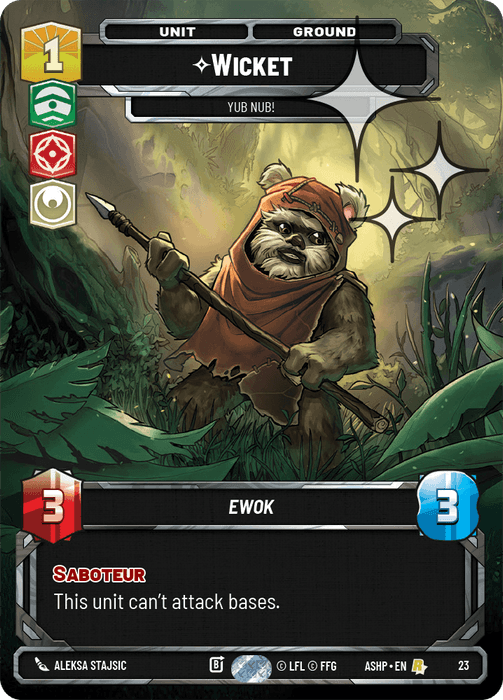Wicket, Yub Nub! — Ashes of the Empire - OP Promo 023