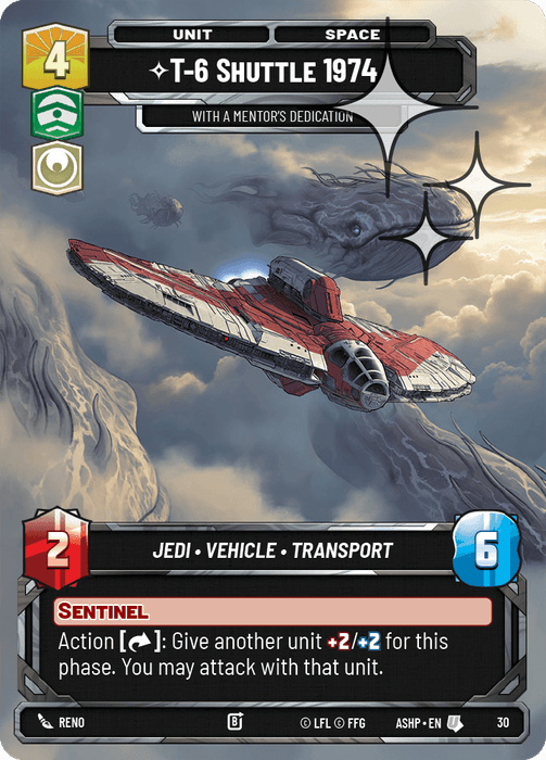 T-6 Shuttle 1974, With a Mentor's Dedication — Ashes of the Empire - OP Promo 030