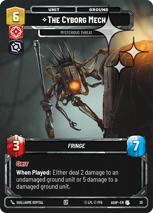 The Cyborg Mech, Mysterious Threat — Ashes of the Empire - OP Promo 035