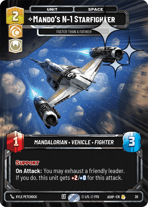 Mando's N-1 Starfighter, Faster than a Fathier — Ashes of the Empire - OP Promo 038