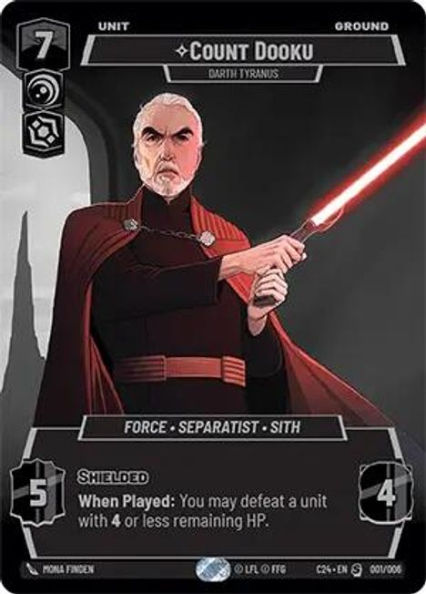 Count Dooku, Darth Tyrannus — 2024 Conventions Exclusives 001