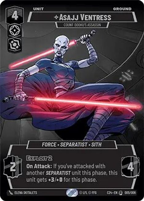 Asajj Ventress, Count Dooku's Assassin — 2024 Conventions Exclusives 005