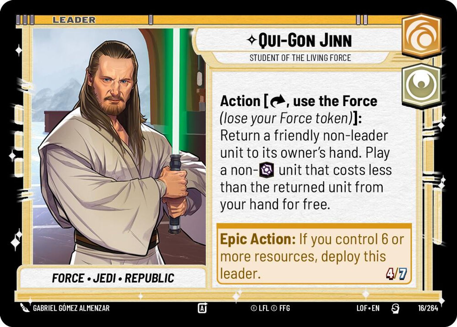 Qui-Gon Jinn, Student of the Living Force — 2025 Gift Box 1
