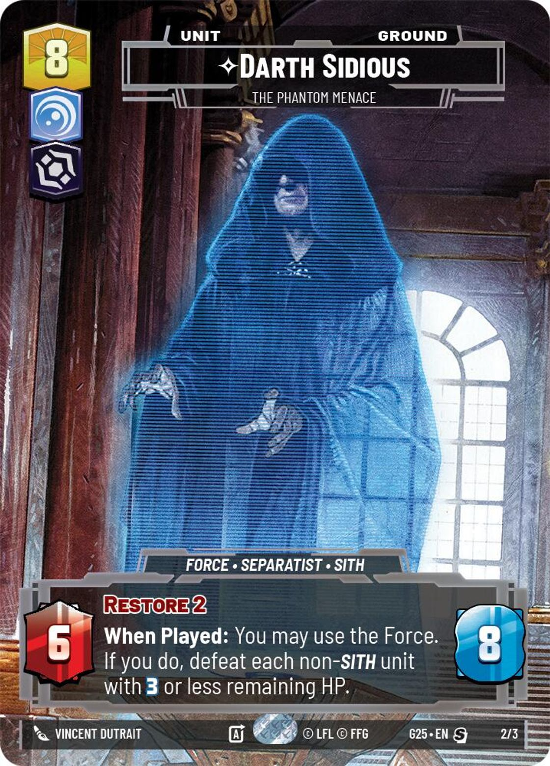 Darth Sidious, The Phantom Menace — 2025 Gift Box 2