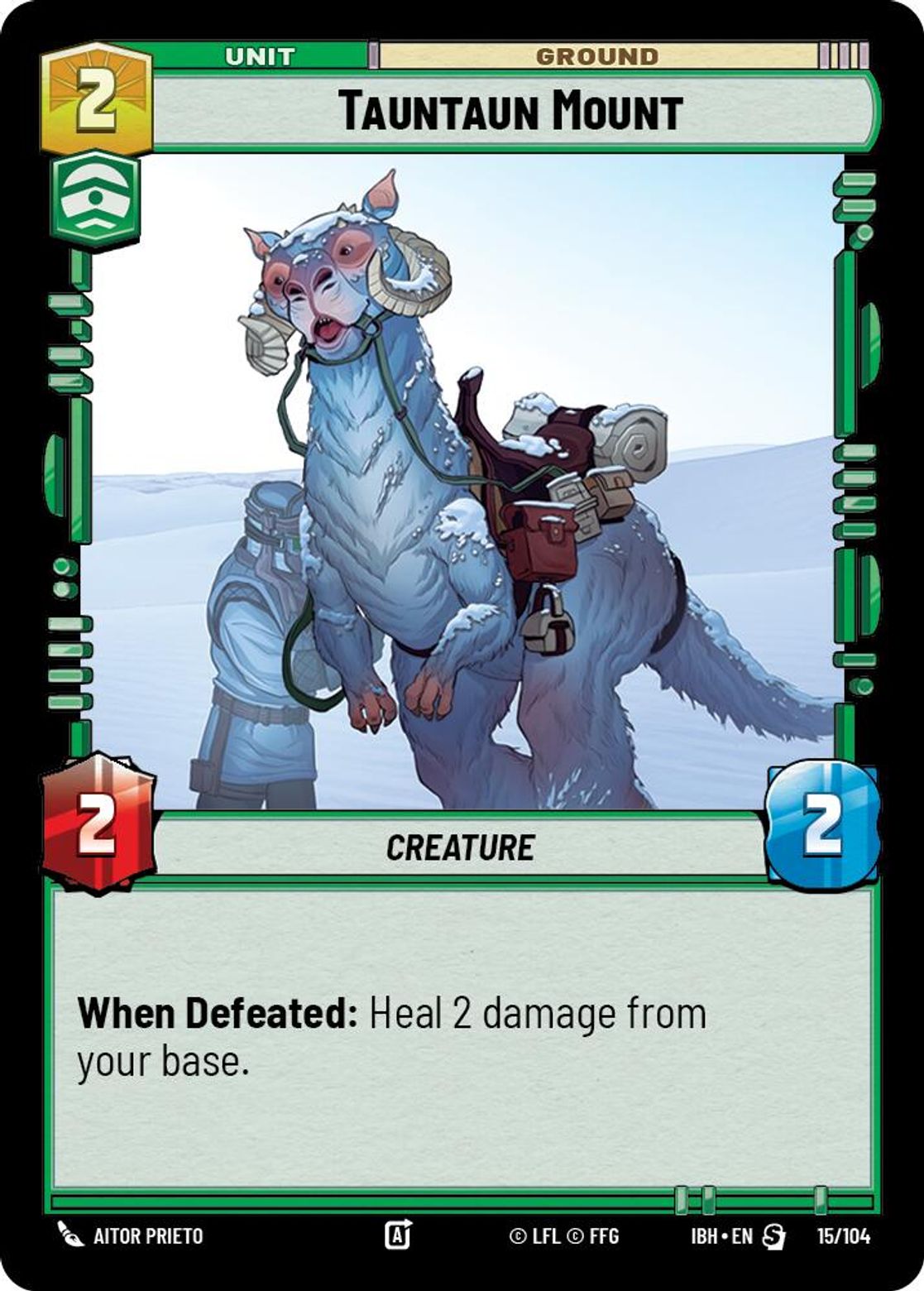 Tauntaun Mount — Intro Battle: Hoth 15