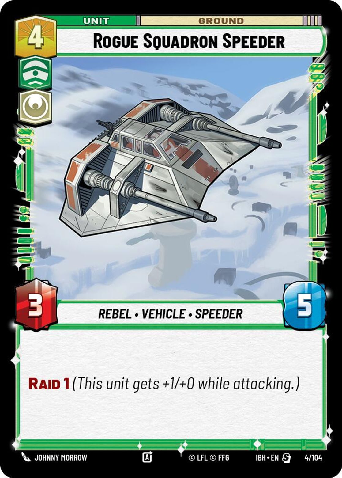 Rogue Squadron Speeder — Intro Battle: Hoth 4