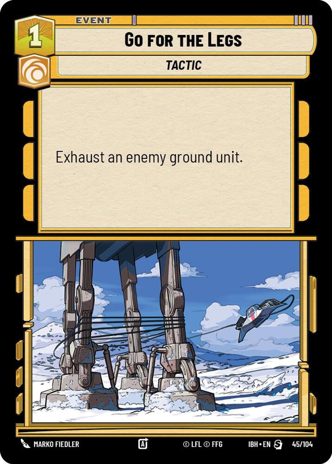 Go for the Legs — Intro Battle: Hoth 45