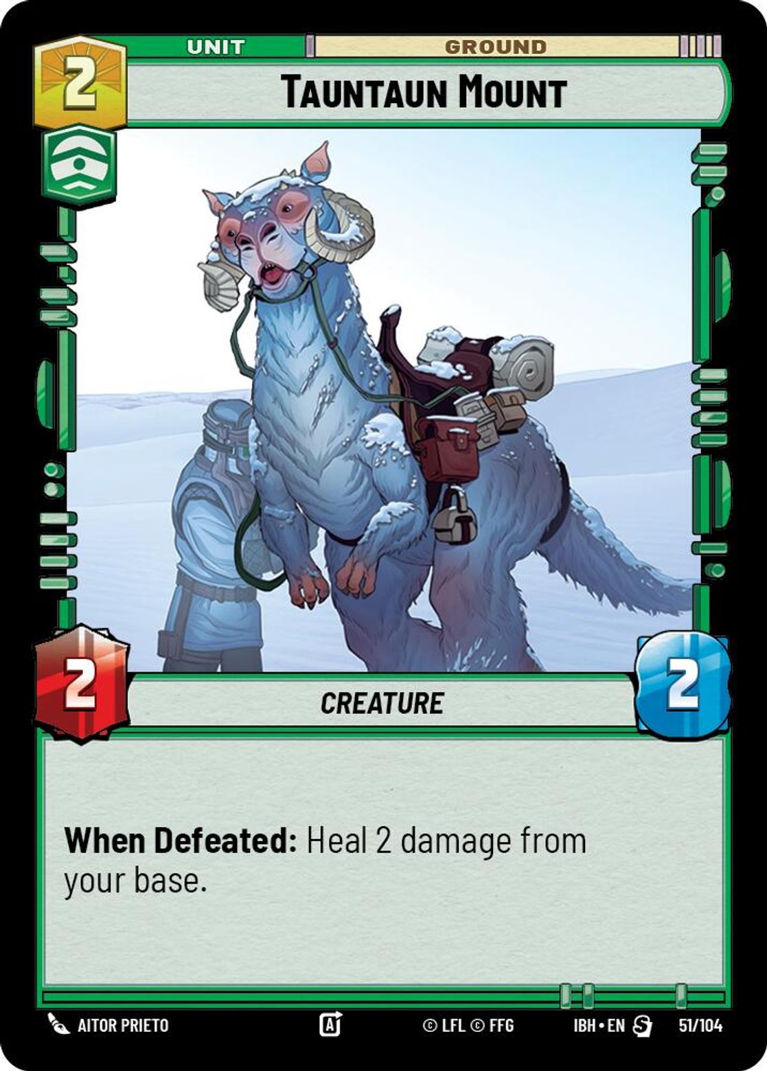 Tauntaun Mount — Intro Battle: Hoth 51