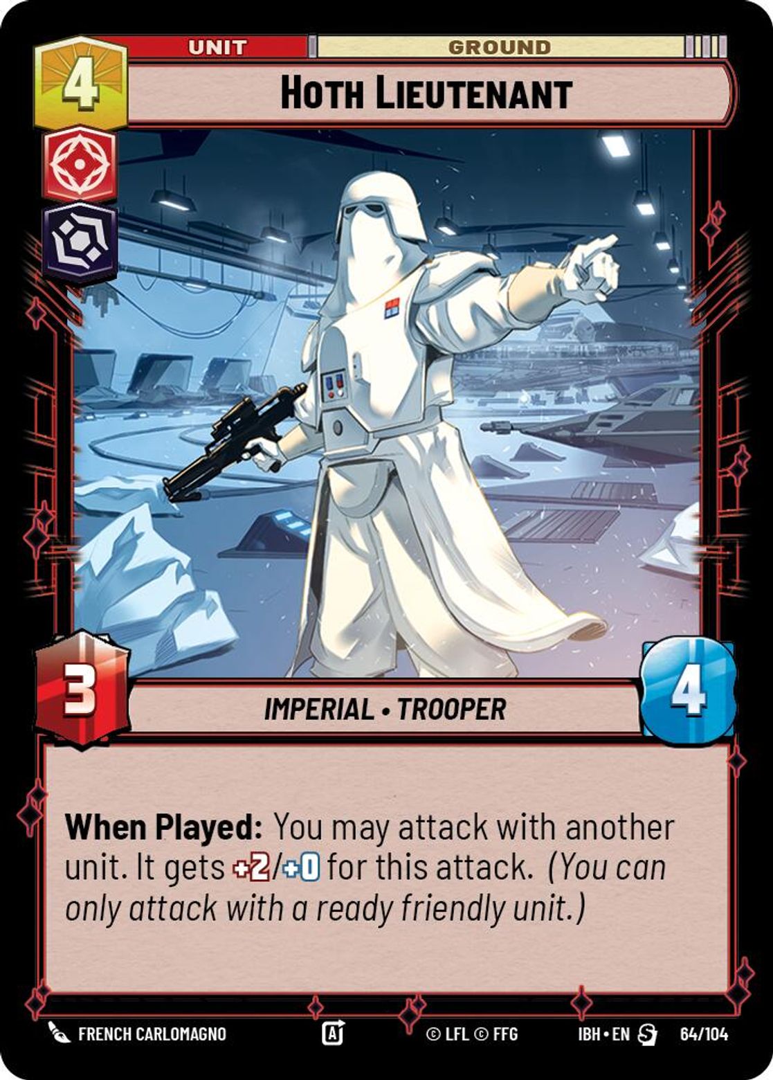 Hoth Lieutenant — Intro Battle: Hoth 64