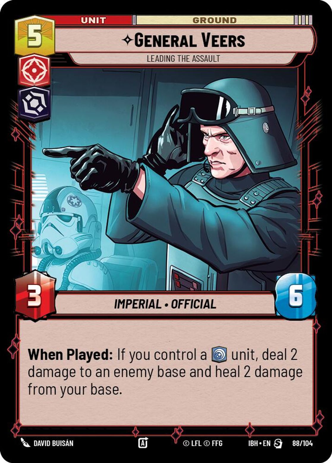 General Veers, Leading the Assault — Intro Battle: Hoth 88
