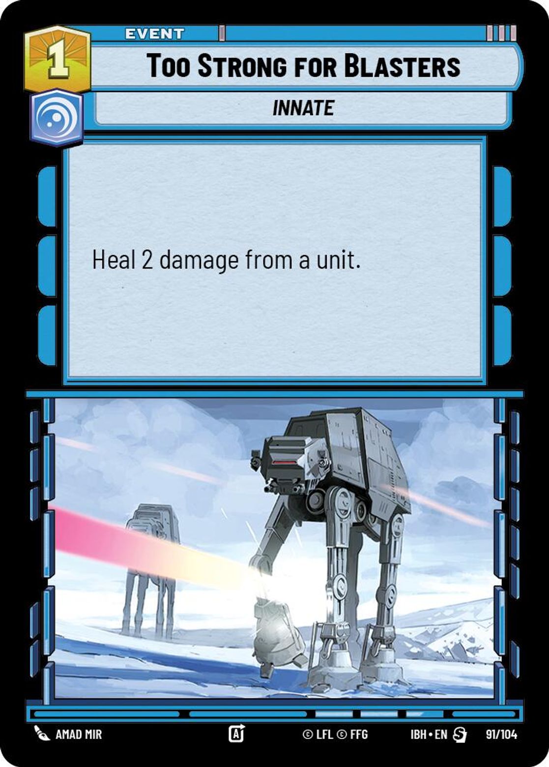 Too Strong for Blasters — Intro Battle: Hoth 91