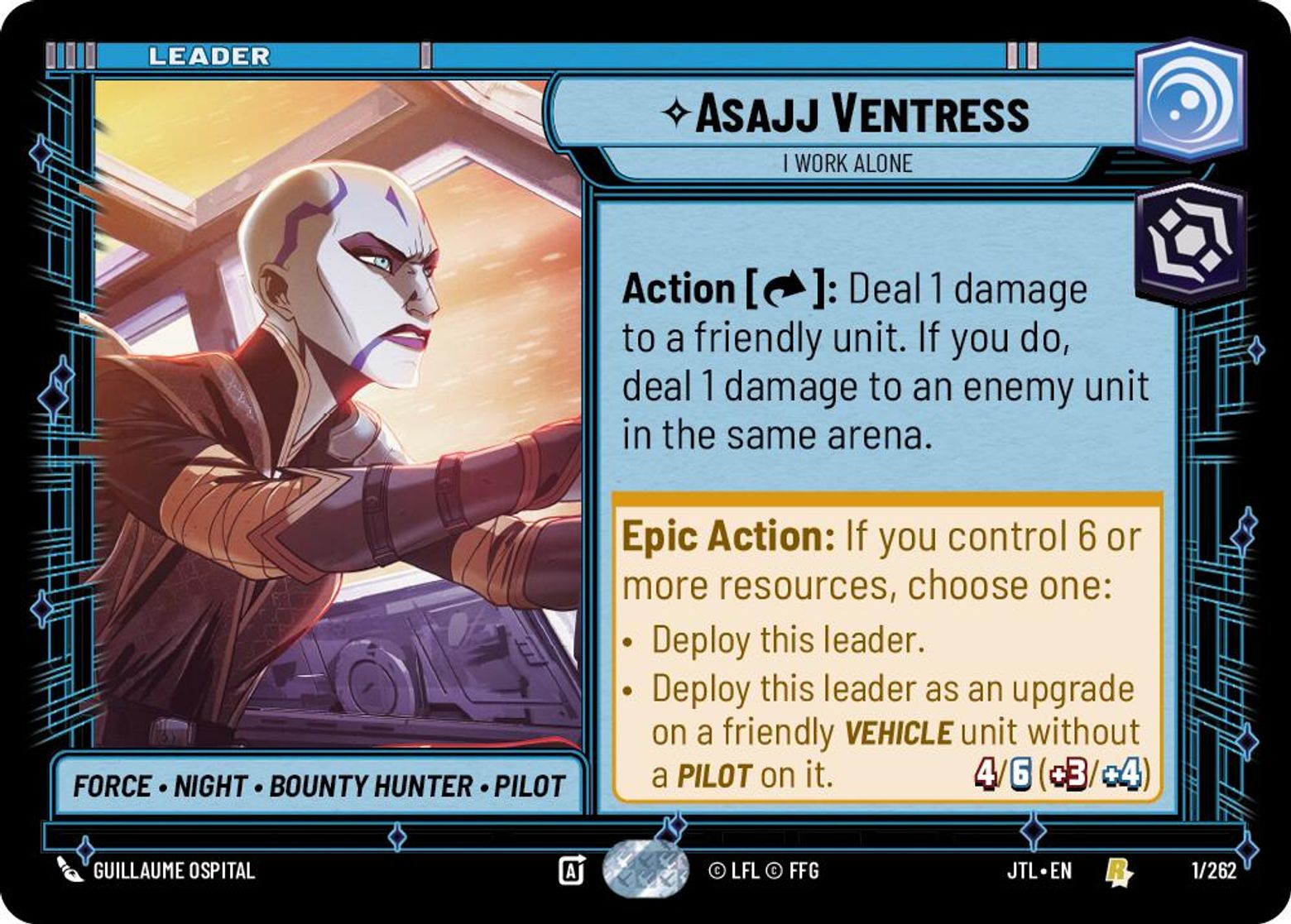 Asajj Ventress, I Work Alone — Jump To Lightspeed 001