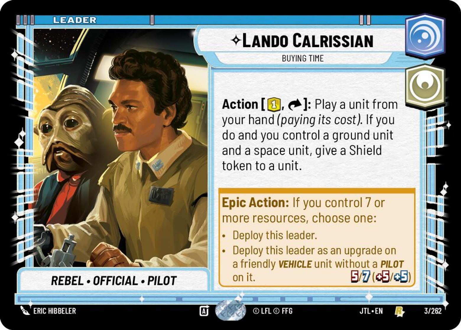 Lando Calrissian, Buying Time — Jump To Lightspeed 003