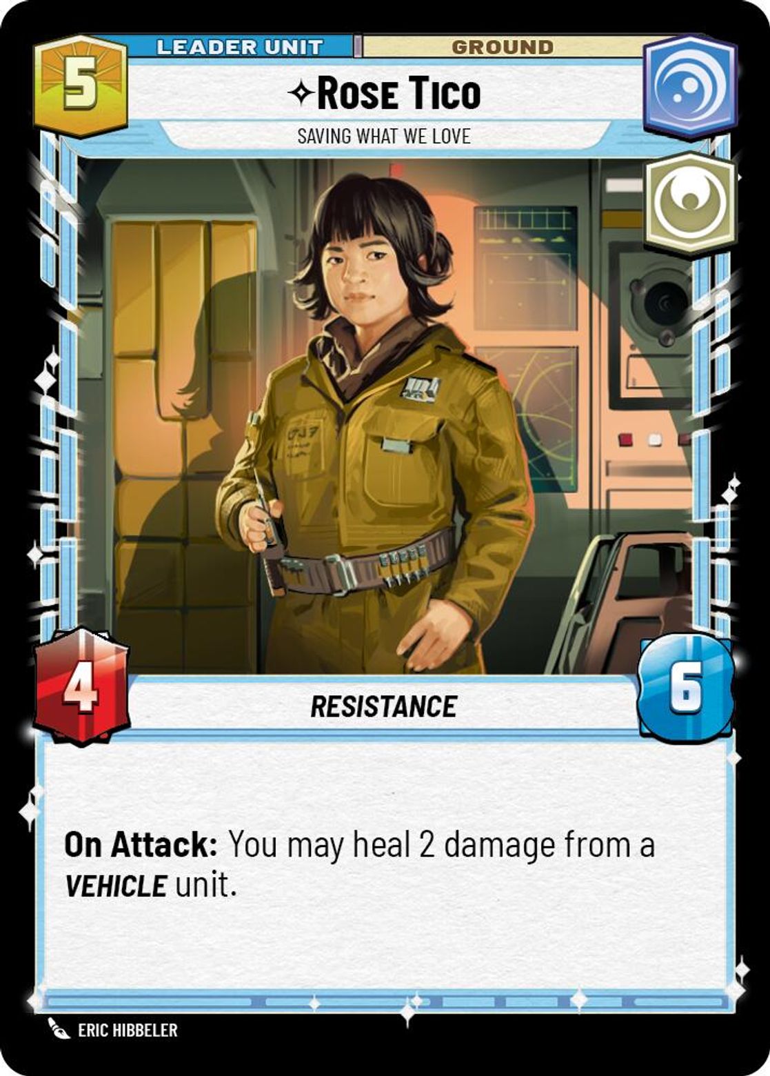 Rose Tico, Saving What We Love (verso)