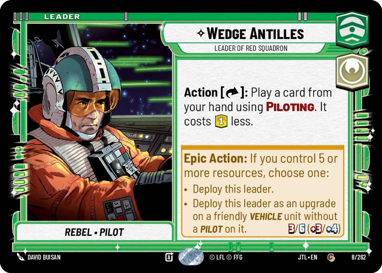 Wedge Antilles, Leader of Red Squadron — Jump To Lightspeed 008