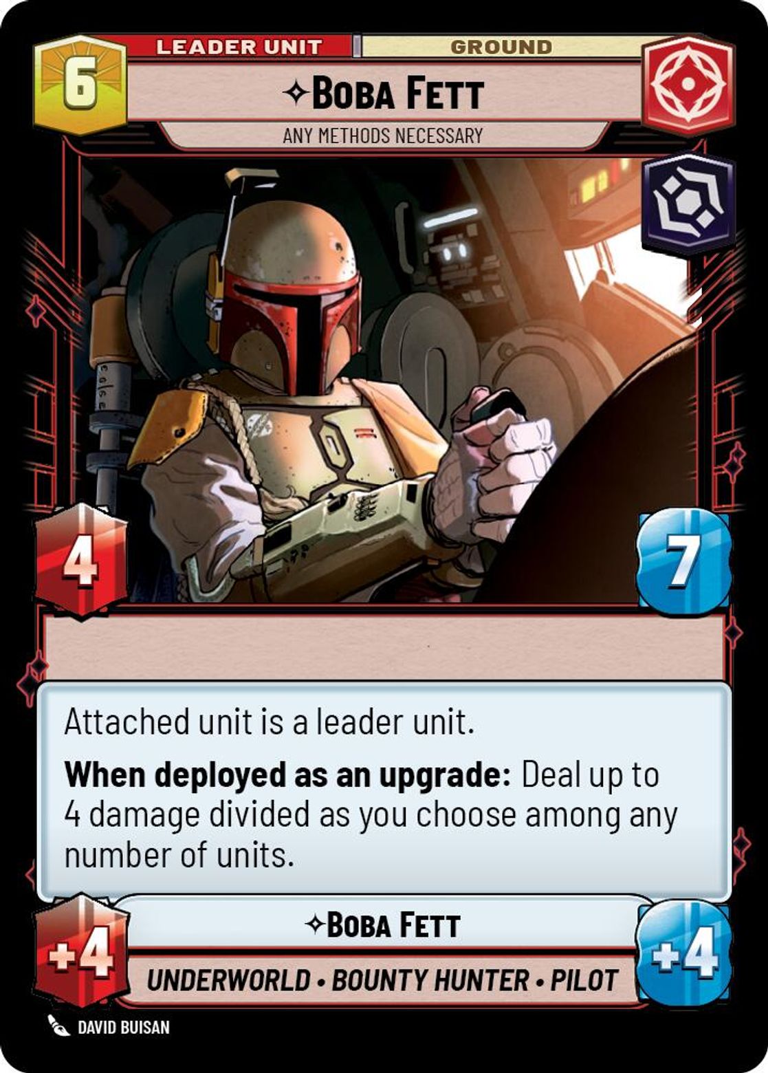 Boba Fett, Any Methods Necessary (verso)