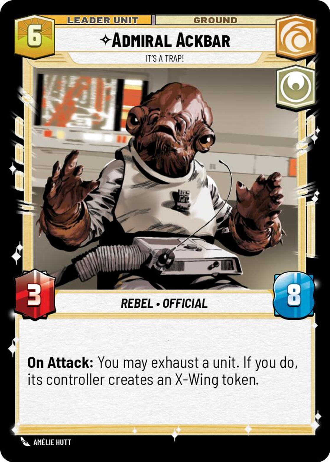 Admiral Ackbar, It's A Trap! (verso)