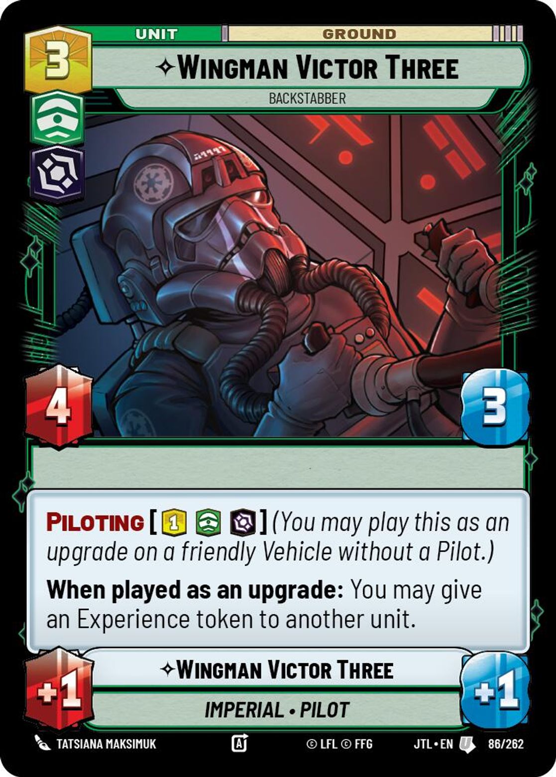 Wingman Victor Three, Backstabber — Jump To Lightspeed 086