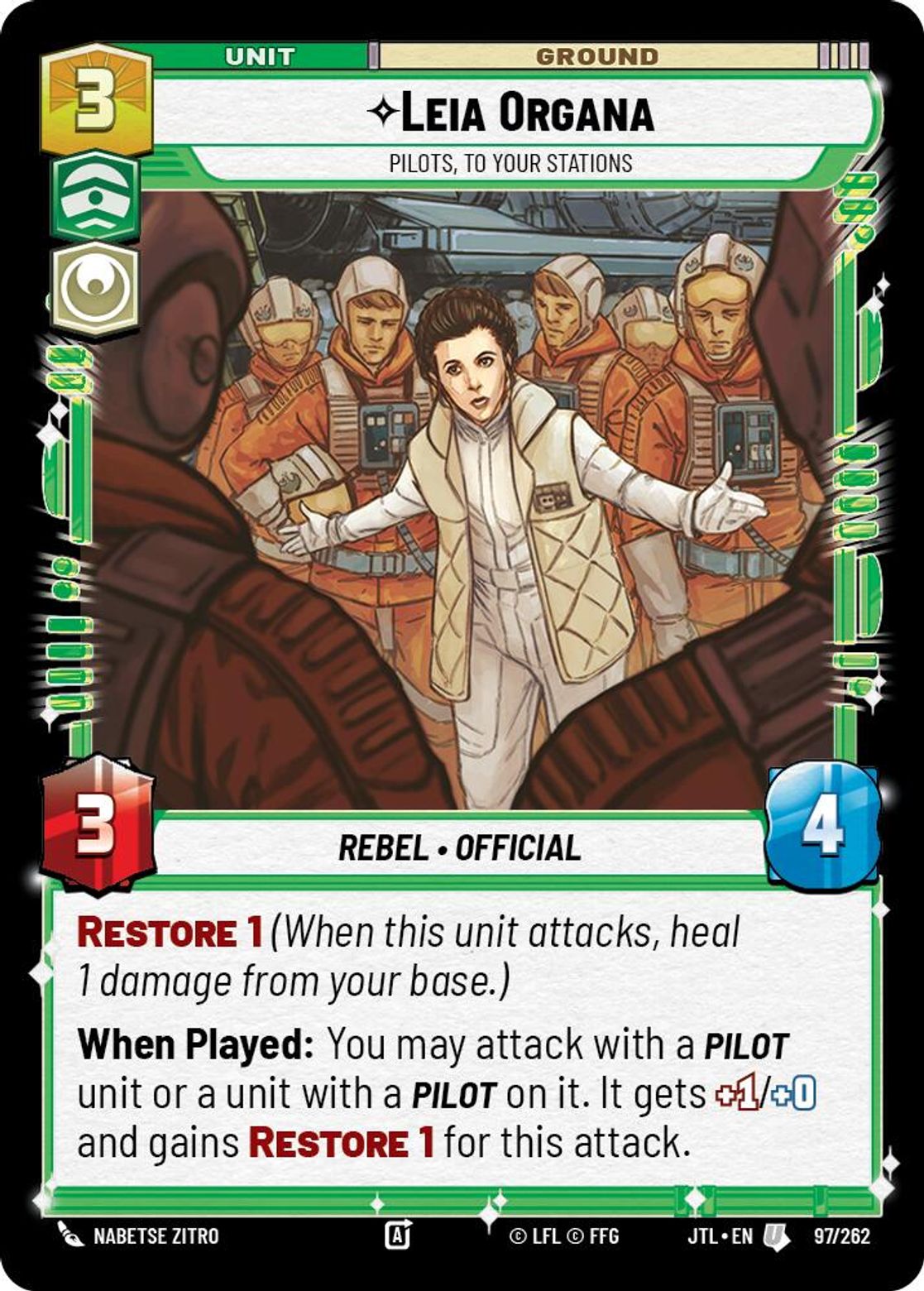 Leia Organa, Pilots, To Your Stations — Jump To Lightspeed 097