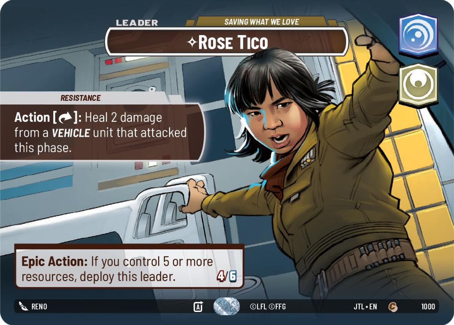 Rose Tico, Saving What We Love — Jump To Lightspeed 1000