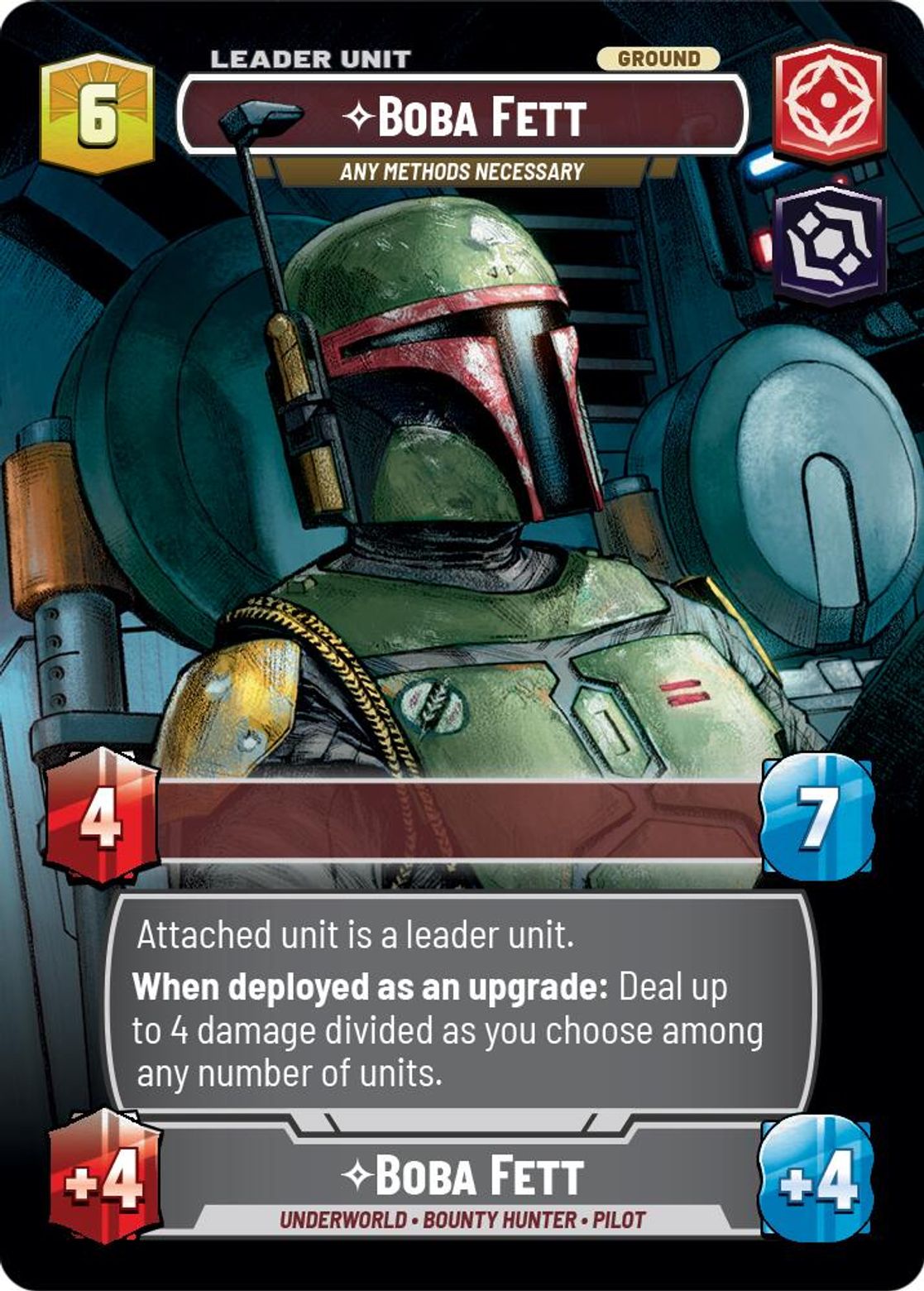 Boba Fett, Any Methods Necessary (verso)