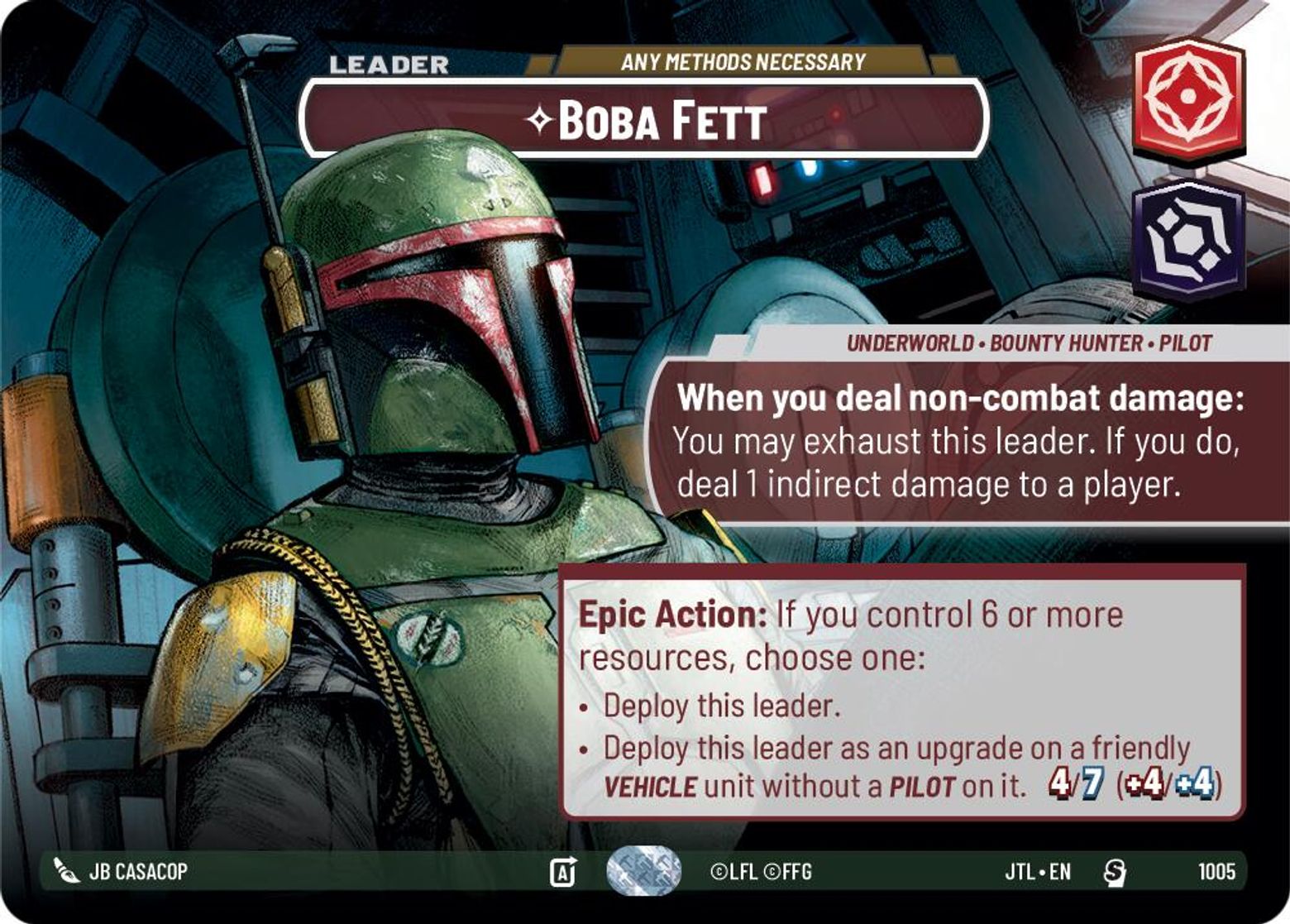 Boba Fett, Any Methods Necessary — Jump To Lightspeed 1005
