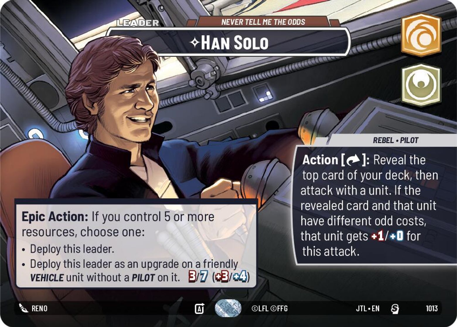 Han Solo, Never Tell Me the Odds — Jump To Lightspeed 1013