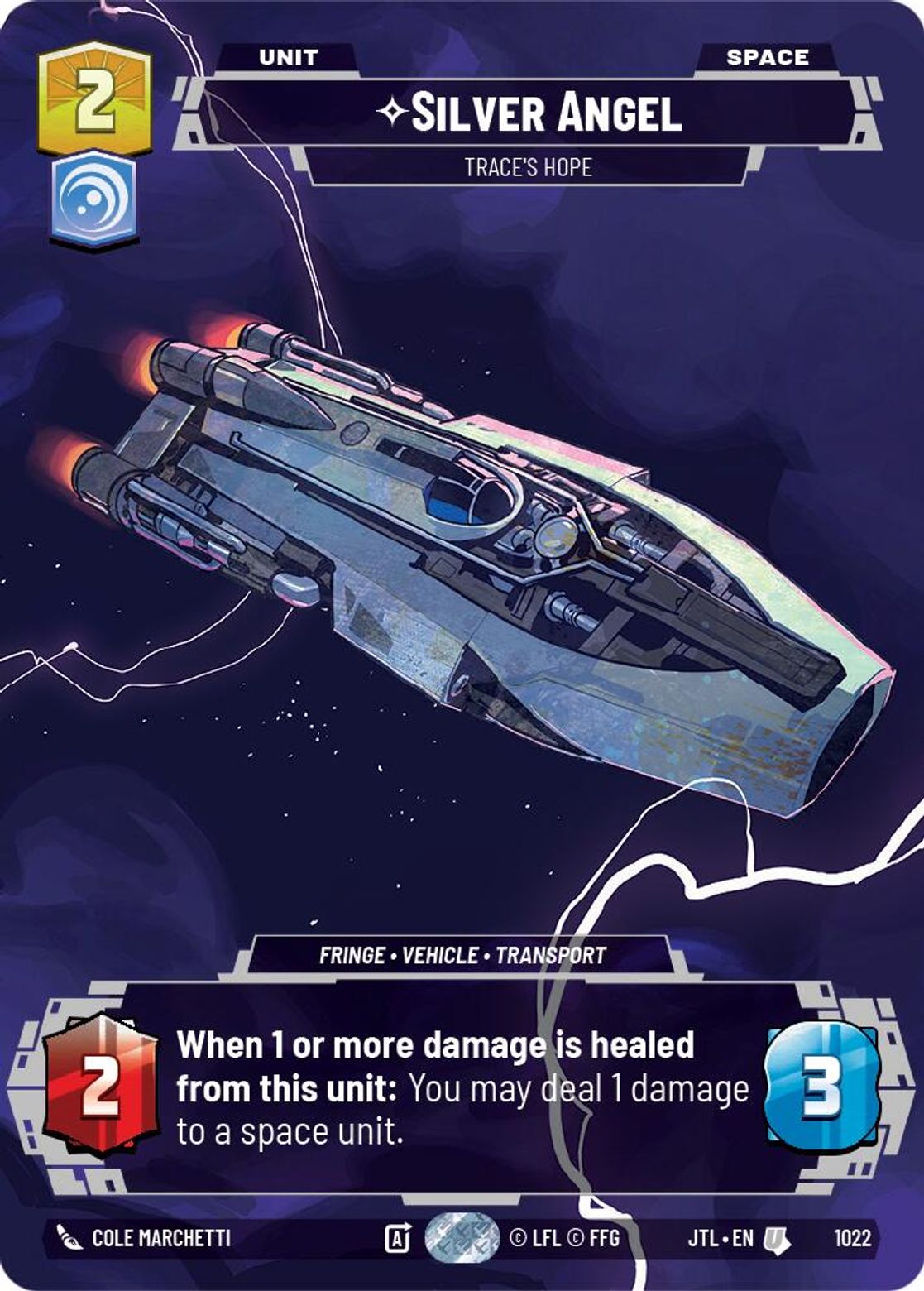 Silver Angel, Trace's Hope — Jump To Lightspeed 1022