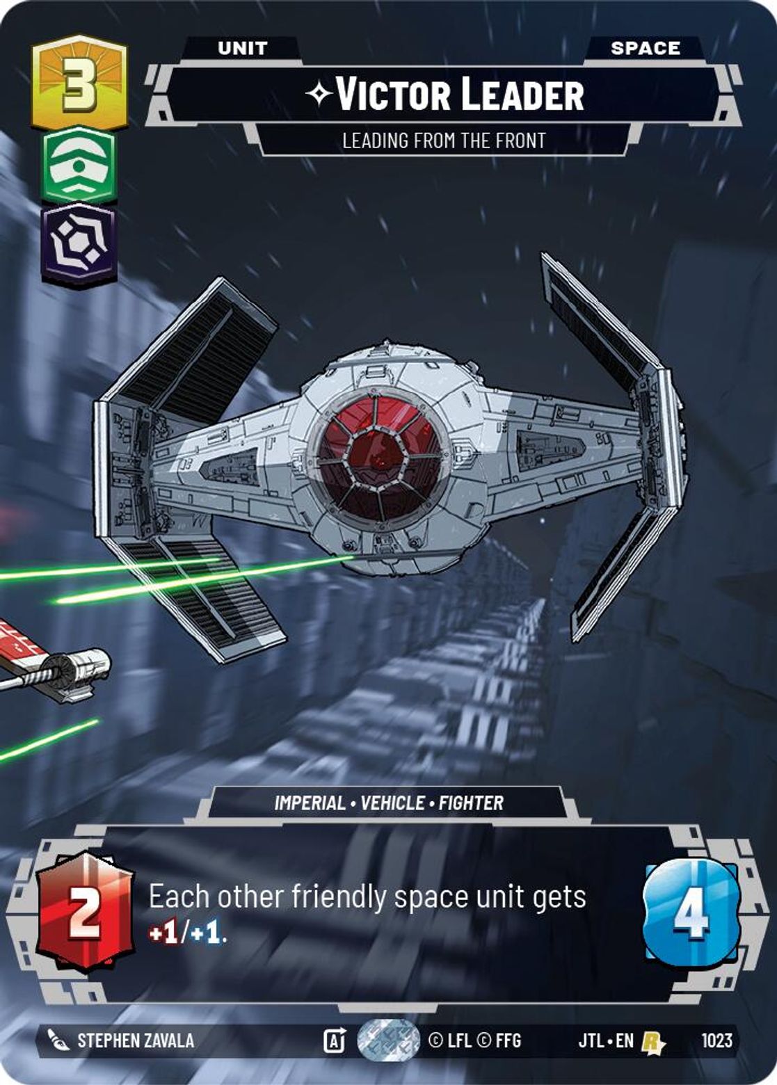 Victor Leader, Leading From the Front — Jump To Lightspeed 1023