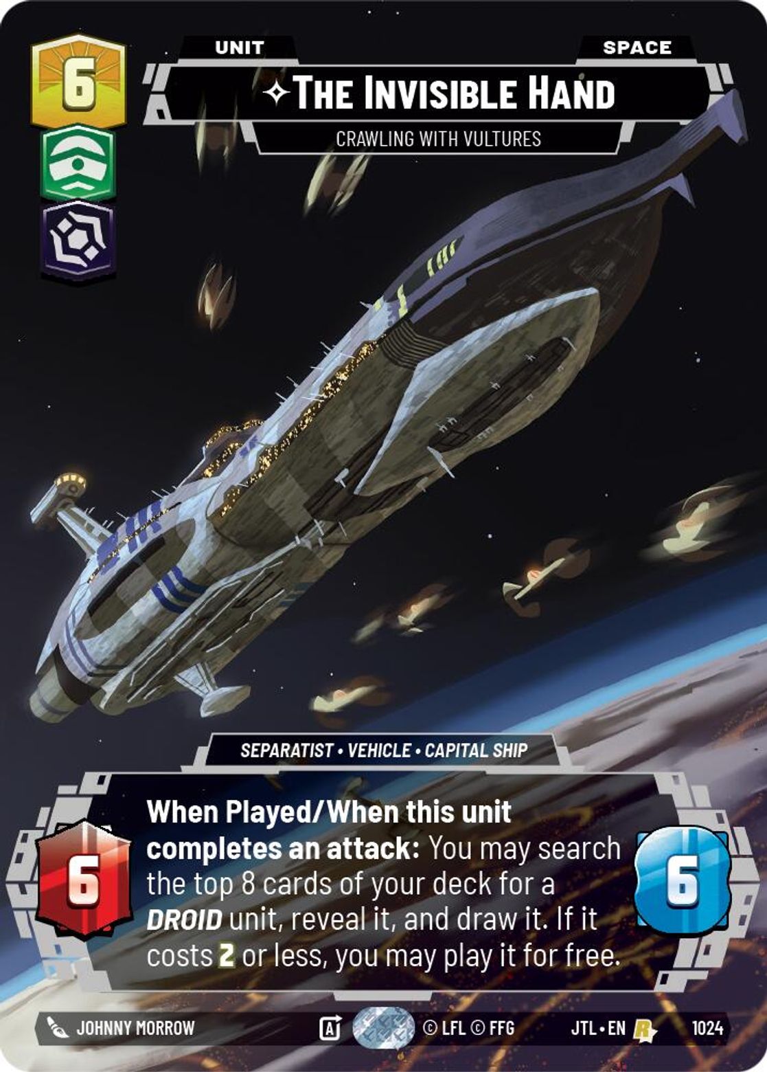 The Invisible Hand, Crawling With Vultures — Jump To Lightspeed 1024