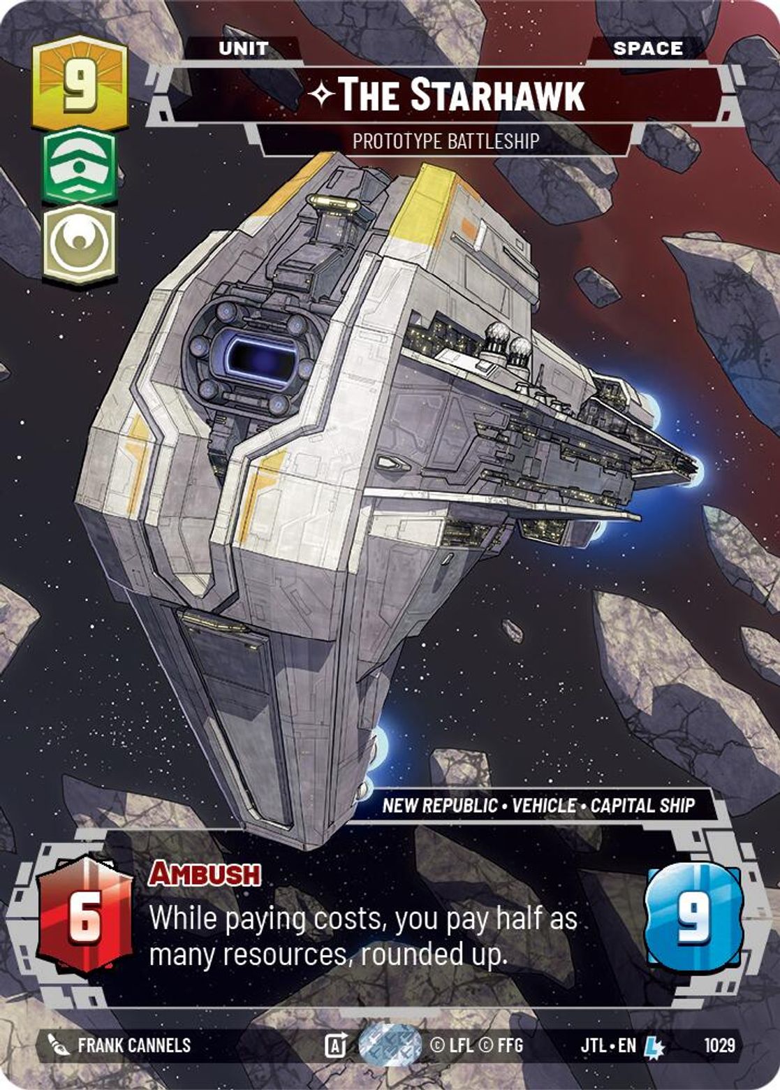 The Starhawk, Prototype Battleship — Jump To Lightspeed 1029