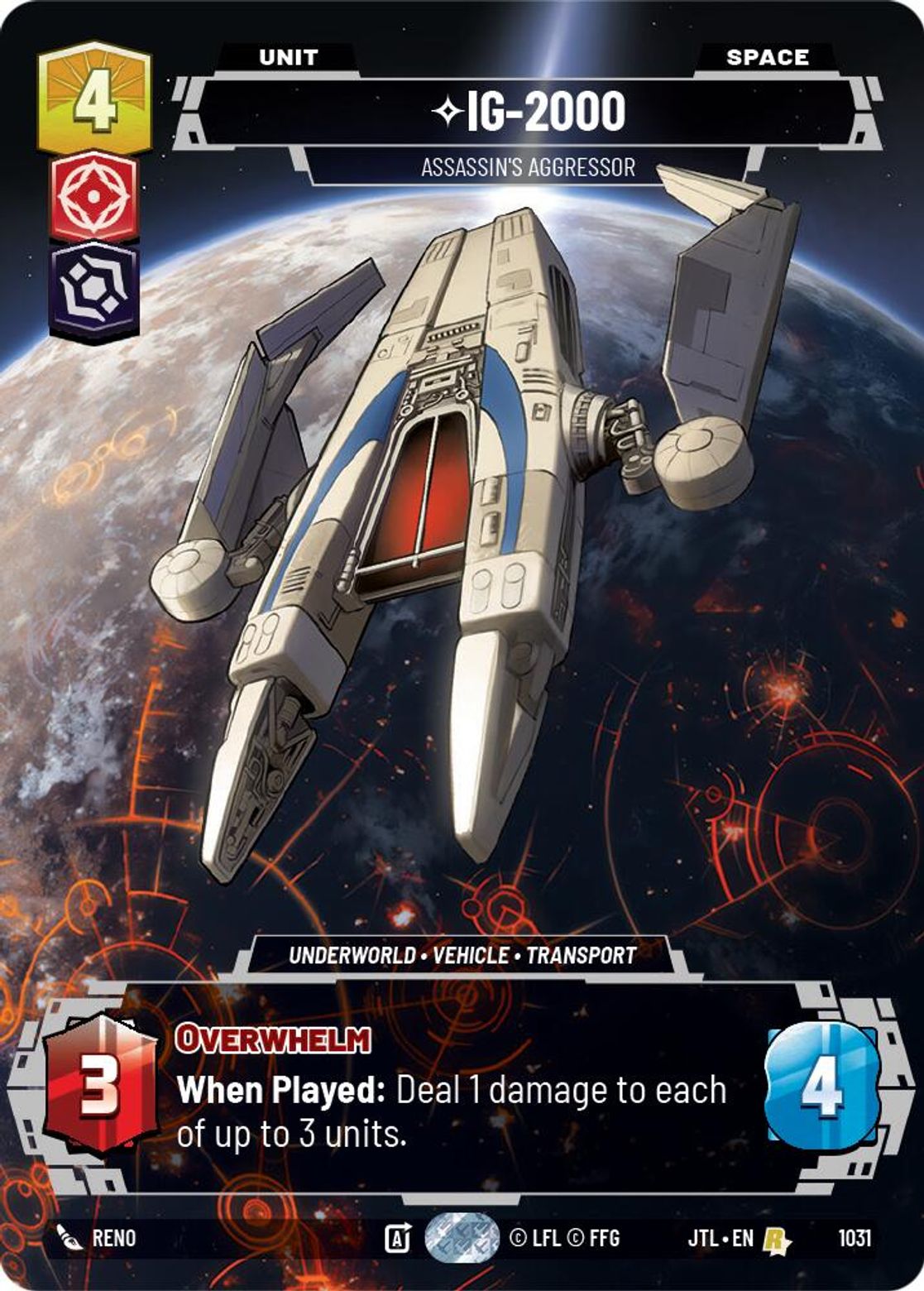 IG-2000, Assassin's Aggressor — Jump To Lightspeed 1031