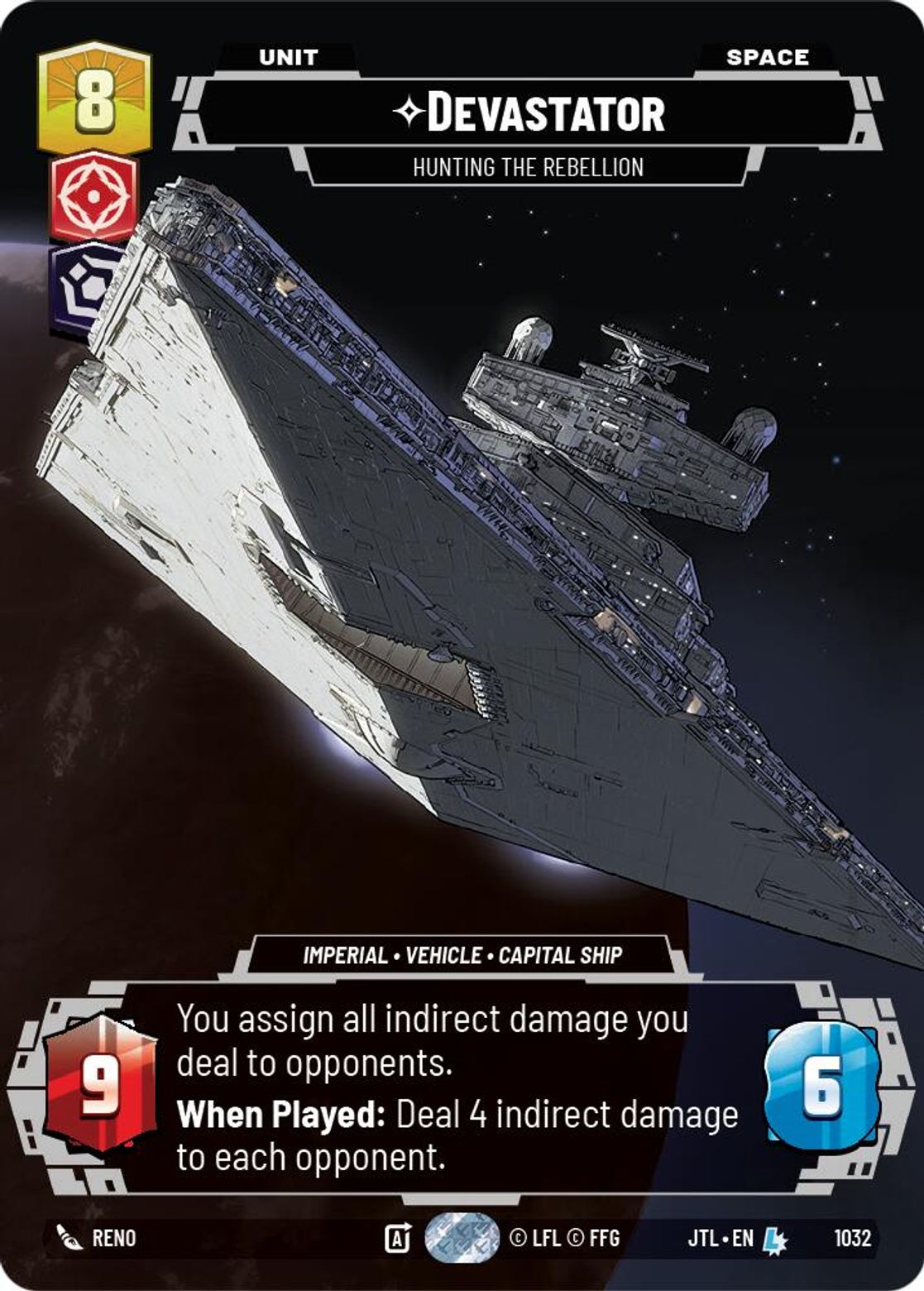Devastator, Hunting the Rebellion — Jump To Lightspeed 1032