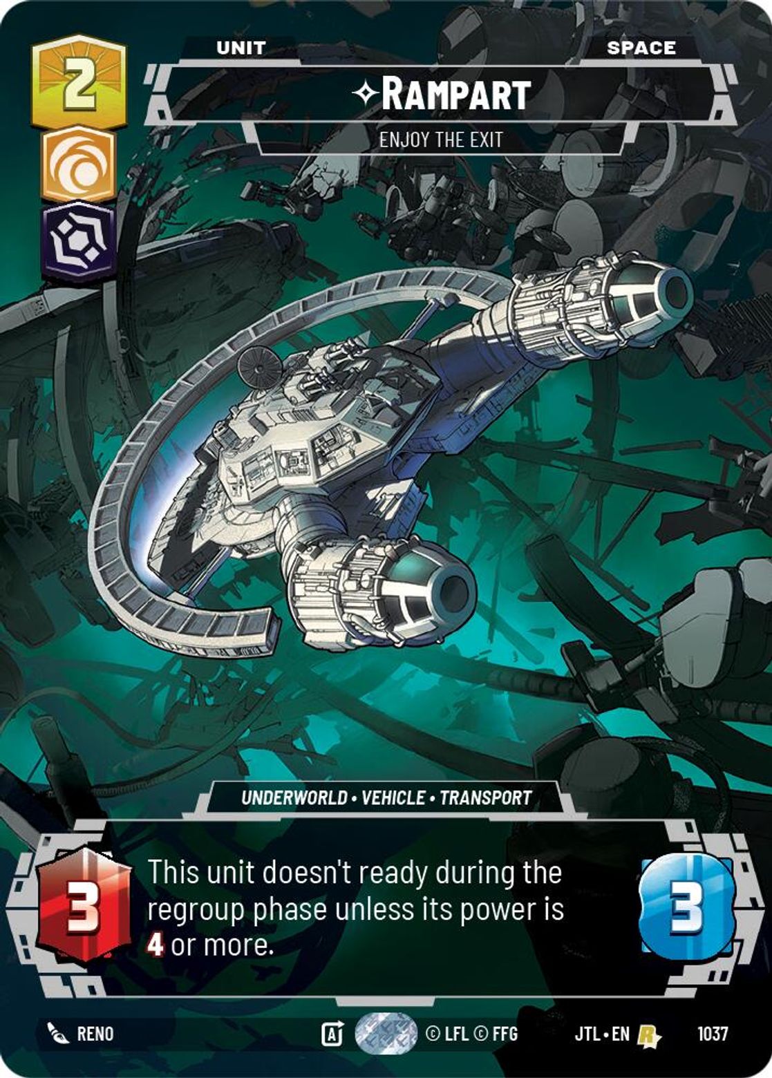 Rampart, Enjoy the Exit — Jump To Lightspeed 1037