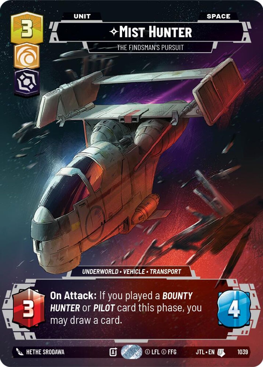 Mist Hunter, The Findsman's Pursuit — Jump To Lightspeed 1039
