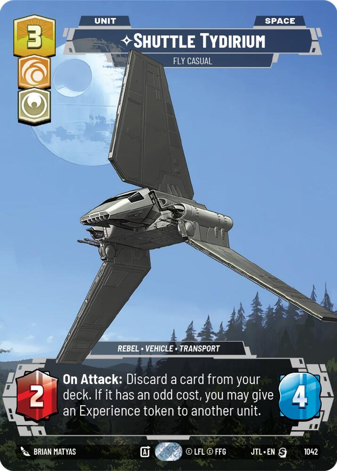 Shuttle Tydirium, Fly Casual — Jump To Lightspeed 1042