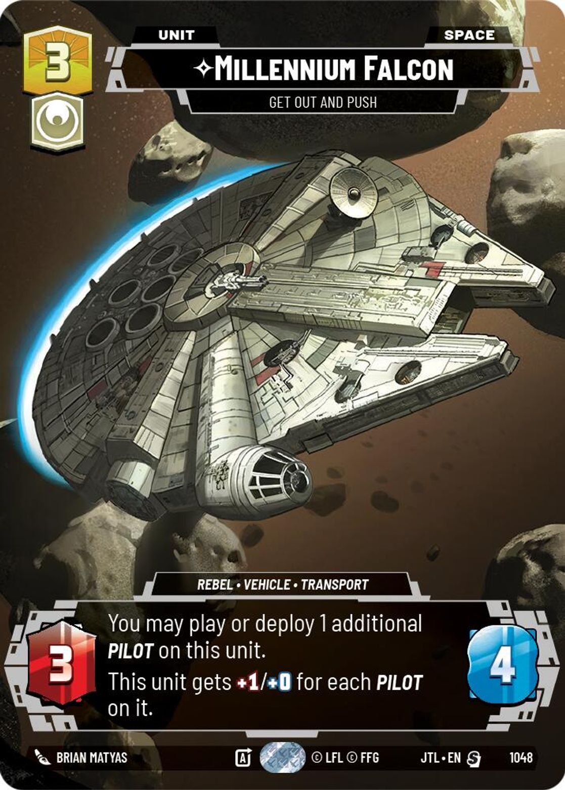Millennium Falcon, Get Out And Push — Jump To Lightspeed 1048