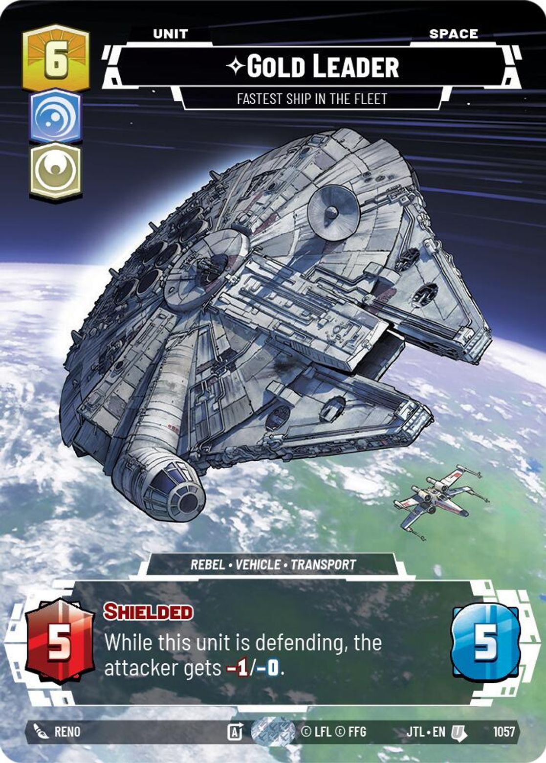 Gold Leader, Fastest Ship in the Fleet — Jump To Lightspeed 1057