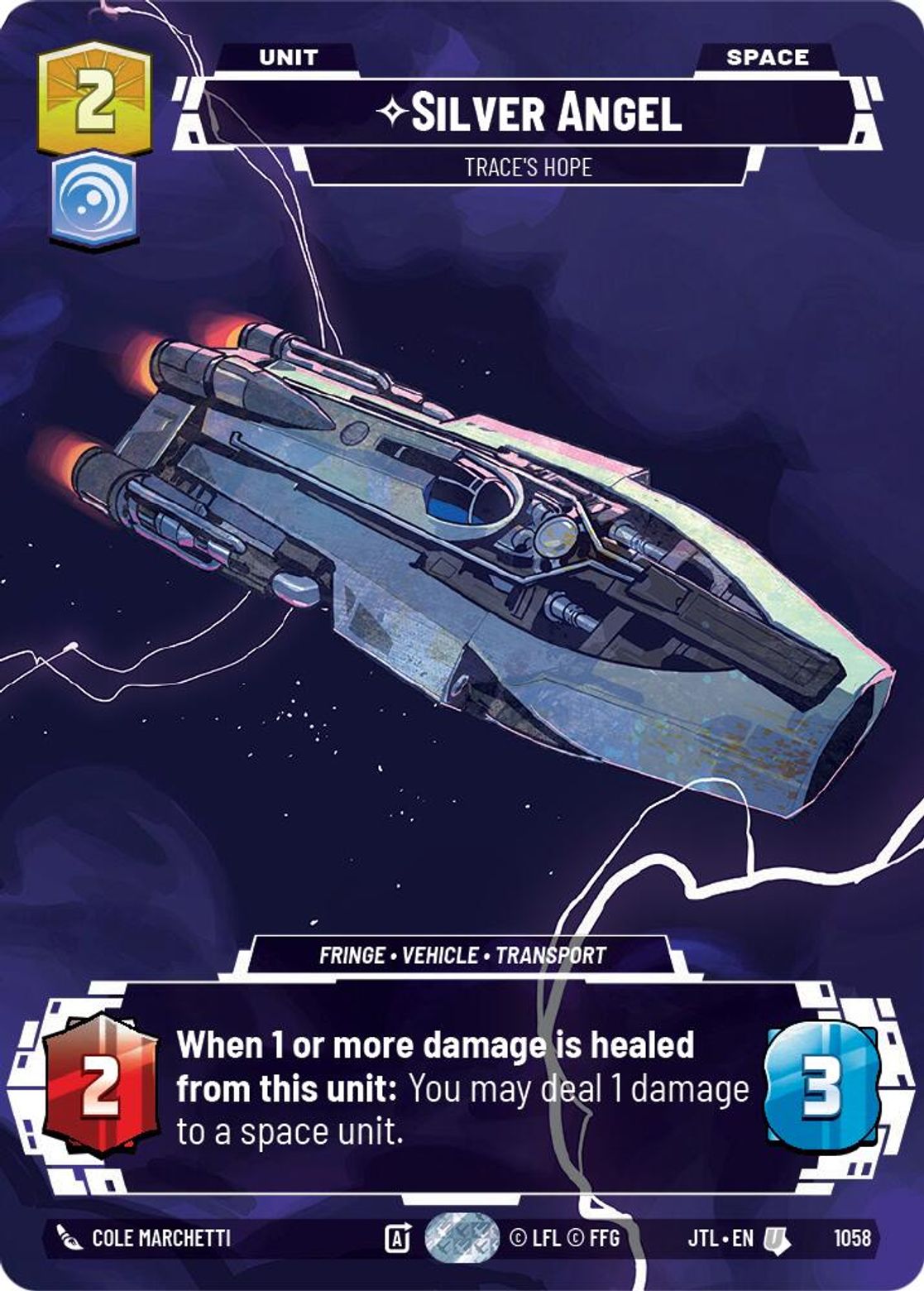 Silver Angel, Trace's Hope — Jump To Lightspeed 1058