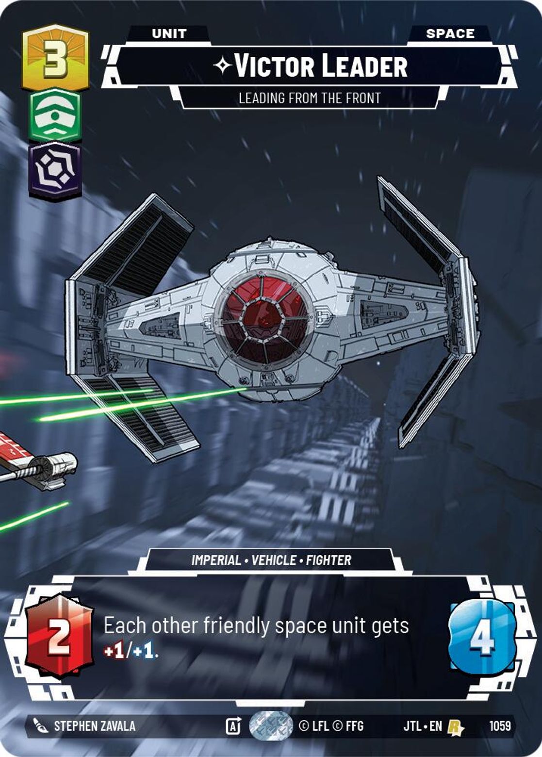 Victor Leader, Leading From the Front — Jump To Lightspeed 1059