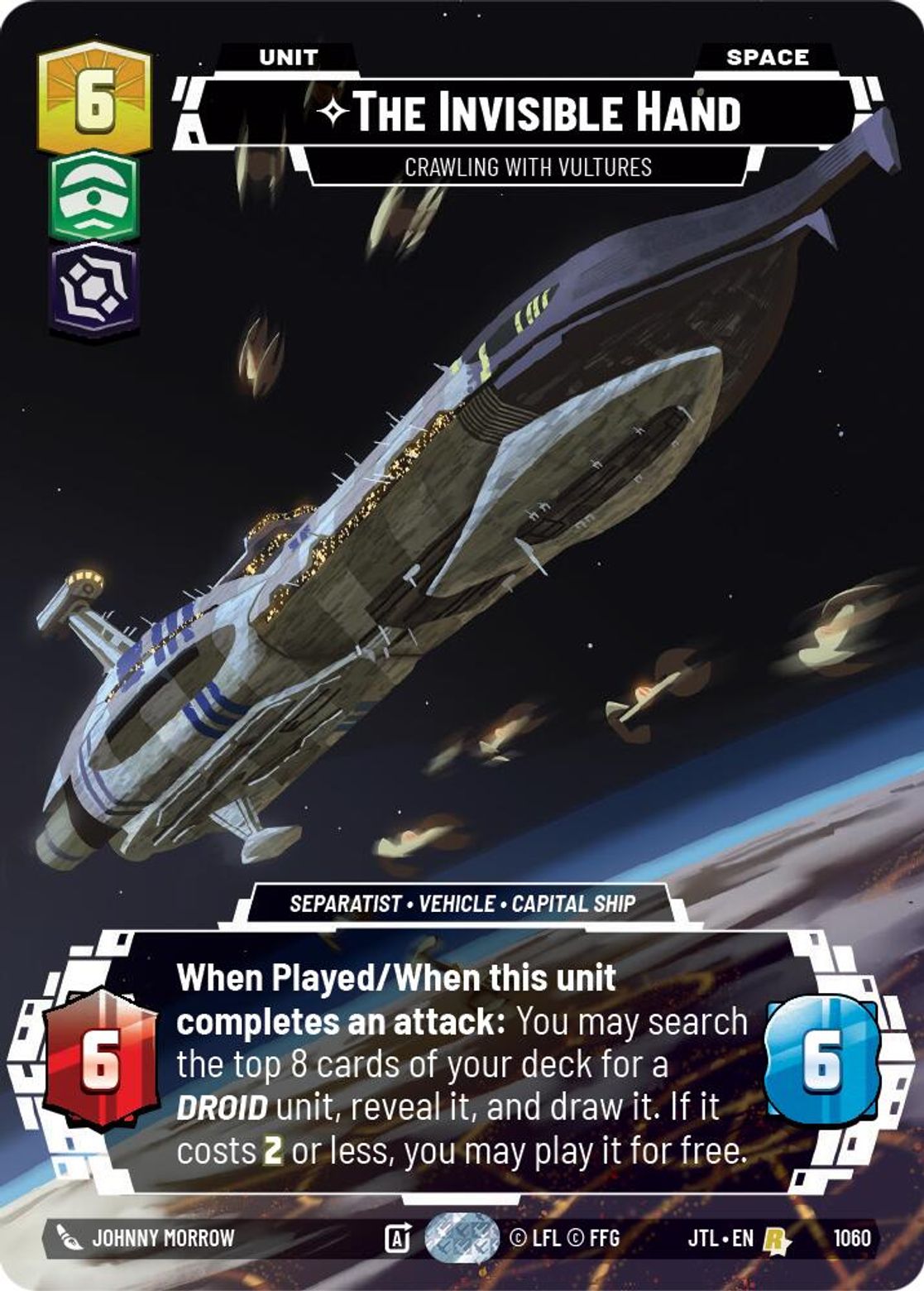 The Invisible Hand, Crawling With Vultures — Jump To Lightspeed 1060