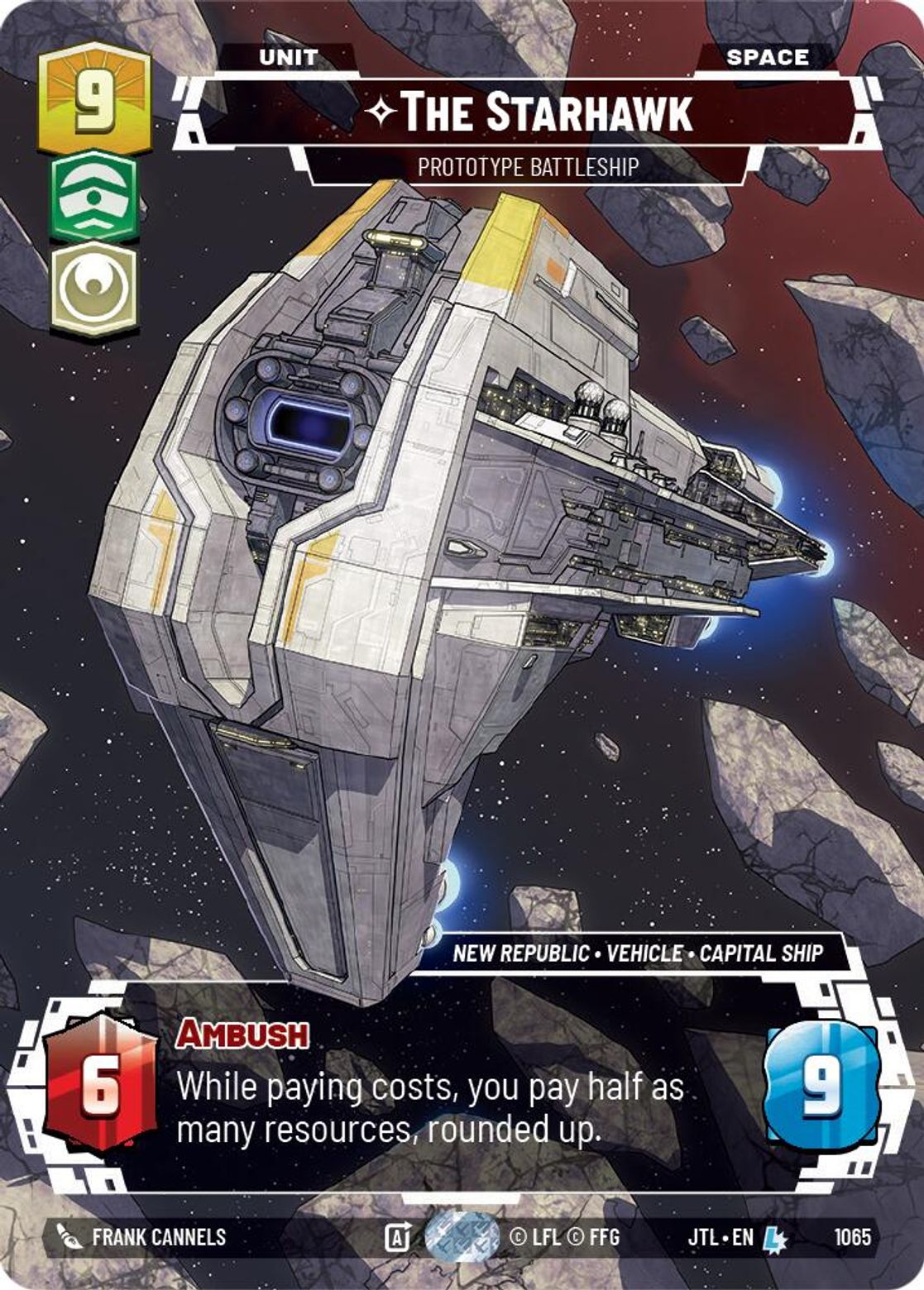 The Starhawk, Prototype Battleship — Jump To Lightspeed 1065